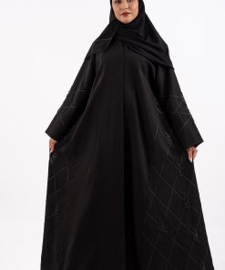 Alternative view of زاهية - عباية ميرال بقيطان مع تطريز شك انيق