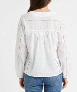 Alternative view of عرفة - بلوزة مطرزة بأكمام قصيرة