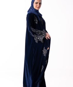 Alternative view of زاهية - عباية رزان الشتوية باللون الكحلي