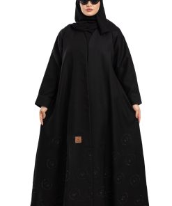 زاهية - عباية ميس بتطريز منثور كرستال