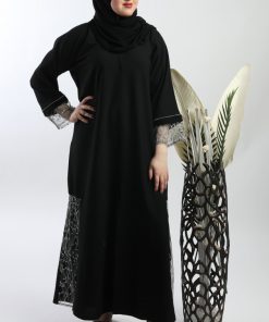 Alternative view of أمول - عباية سوداء أنيقة مناسبة للسهرات 5078