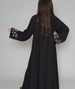 Alternative view of أمول - عباية سوداء بتطريز يدوي 6050
