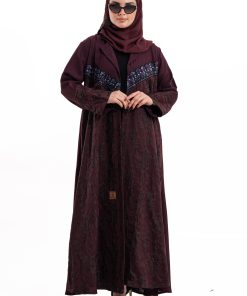 Alternative view of زاهية - عباية رهف عنابي