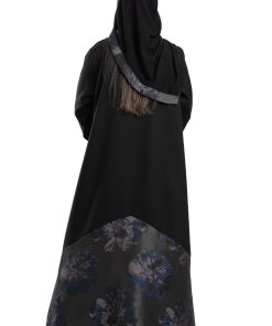 Alternative view of زاهية - عباية همس بقماش جاكار كحلي