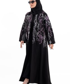 زاهية - عباية جني بنطريز على الامام