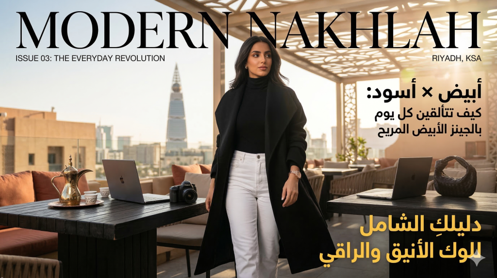 كيف تنسقين الجينز الأبيض لإطلالة يومية راقية ومريحة؟