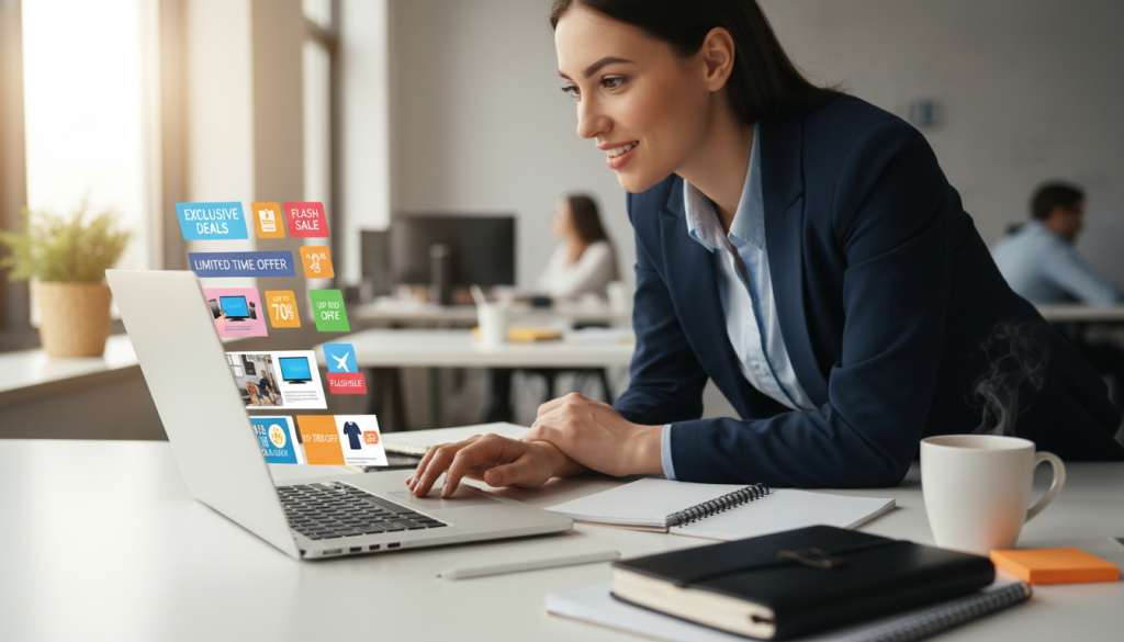 كيفية استغلال العروض والتخفيضات