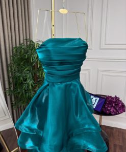 أزياء الأميرة - فستان سهره اورجنز لمعه /