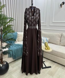 أزياء الأميرة - فستان سهره : جورجيت كوري درجه اولى بتطريز راقي