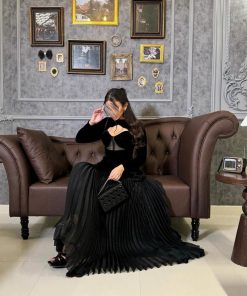 أزياء الأميرة - فستان سهره الخامه:جوخ +جازار جليسيه