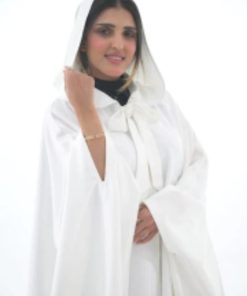 ندف - عباية عروس ساده