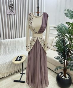 أزياء الأميرة - فستان غدير كولكشن سهره جورجيت +باربي +تطريز يدوي راقي