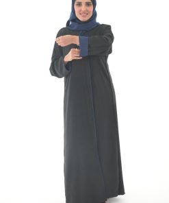 Alternative view of ندف - عبايه وجهين اسود وكحلي