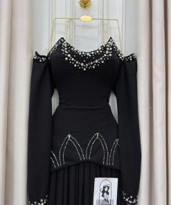 أزياء الأميرة - فستان سهرة اسود