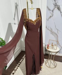 أزياء الأميرة - فستان سهره انيق /جورجيت على تفته تطريز راقي