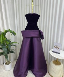 أزياء الأميرة - فستان سهره جوخ +ميكادو