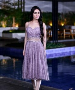 فستان موف شك كامل