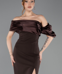 متجر زحل - فستان سهرة كريب