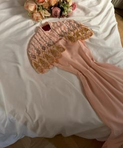 أزياء الأميرة - فستان سهره لحمي