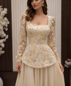 أزياء الأميرة - فستان سهره شيفون ..شك سهره راقي