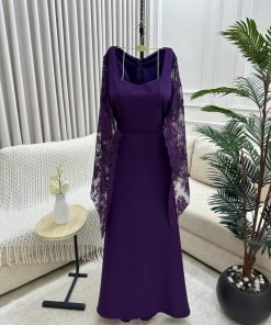 أزياء الأميرة - فستان سهره لونين