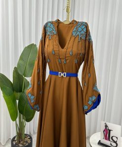 أزياء الأميرة - فستان سهره أنيق:باربي:تطريز يدوي