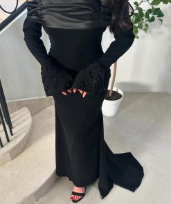 أزياء الأميرة - فستان سهره انيق/باربي +تطريز يدوي