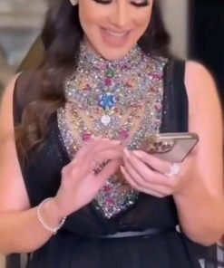 أزياء الأميرة - فستان سهره : جورجيت بوليسيه +تطريز يدوي