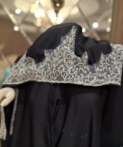 Alternative view of ندف - عبايه عروس لون اسود الياسمين
