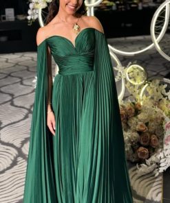 سمارا بوتيك - فستان سهرة ناعم ساتان من سمارا بوتيك-E73