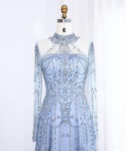 سمارا بوتيك - فستان أعراس فاخر مع تطريز يدوي من سمارا بوتيك-A66
