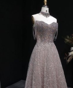 سمارا بوتيك - فستان سهرة فاخر من سمارا بوتيك-P107