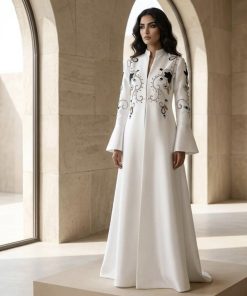 سمارا بوتيك - فستان سهرة ناعم من سمارا بوتيك-S153