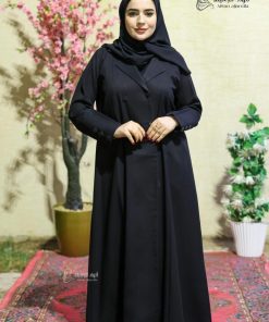 ألوان الجميلة  - عباية سوداء عملية للدوام | تصميم أنيق
