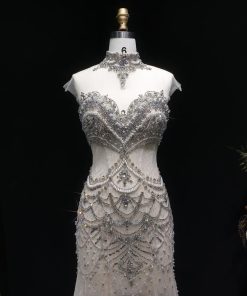 سمارا بوتيك - فستان ملكة فاخر مع تطريز يدوي من سمارا بوتيك-P29