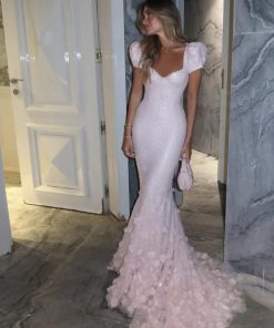 سمارا بوتيك - فستان خطوبة ناعم من سمارا بوتيك-P101