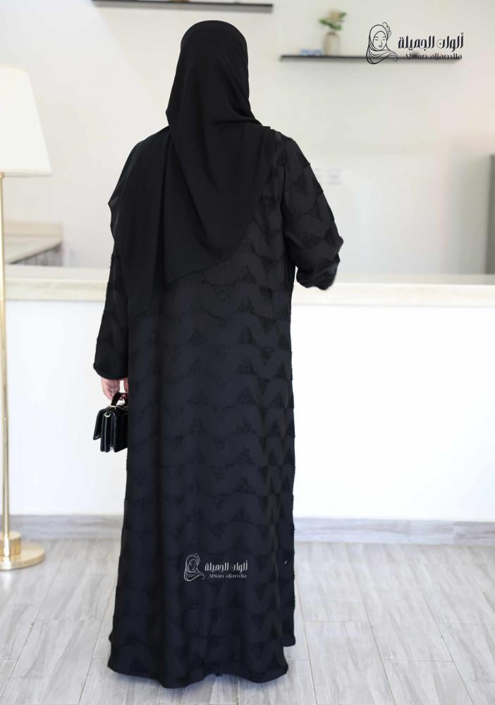 ألوان الجميلة - عباية حرير كوري ناعمة - الصورة 4