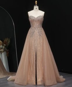 سمارا بوتيك - فستان ملكة بتطريز يدوي فاخر من سمارا بوتيك-P55