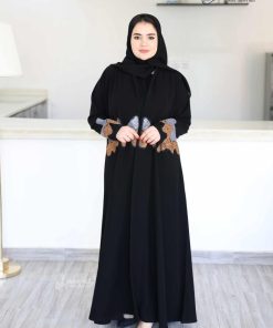 ألوان الجميلة  - عباية تموجات لورين - كريب إندونيسي