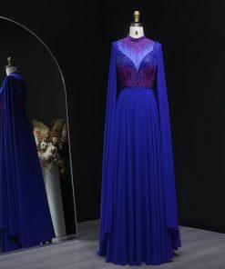 سمارا بوتيك - فستان سهرة محتشم من سمارا بوتيك-E105