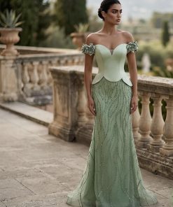 Alternative view of سمارا بوتيك - فستان سهرة اخضر من سمارا بوتيك-E134
