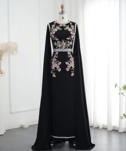 Alternative view of سمارا بوتيك - فستان مميزة لليلة عشاء مميزة من سمارا بوتيك مع تطريز مورد-S63