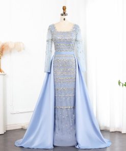 سمارا بوتيك - فستان سهرة فاخر وناعم من سمارا بوتيك-E54