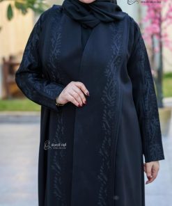 Alternative view of ألوان الجميلة  - عباية سوداء كريب أندونيسي هاري