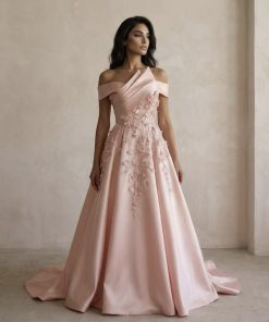 سمارا بوتيك - فستان سهرة ناعم من سمارا بوتيك-S151