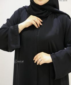 Alternative view of ألوان الجميلة  - عباية سوداء حرير بلاك بيري لإطلالة يومية راقية