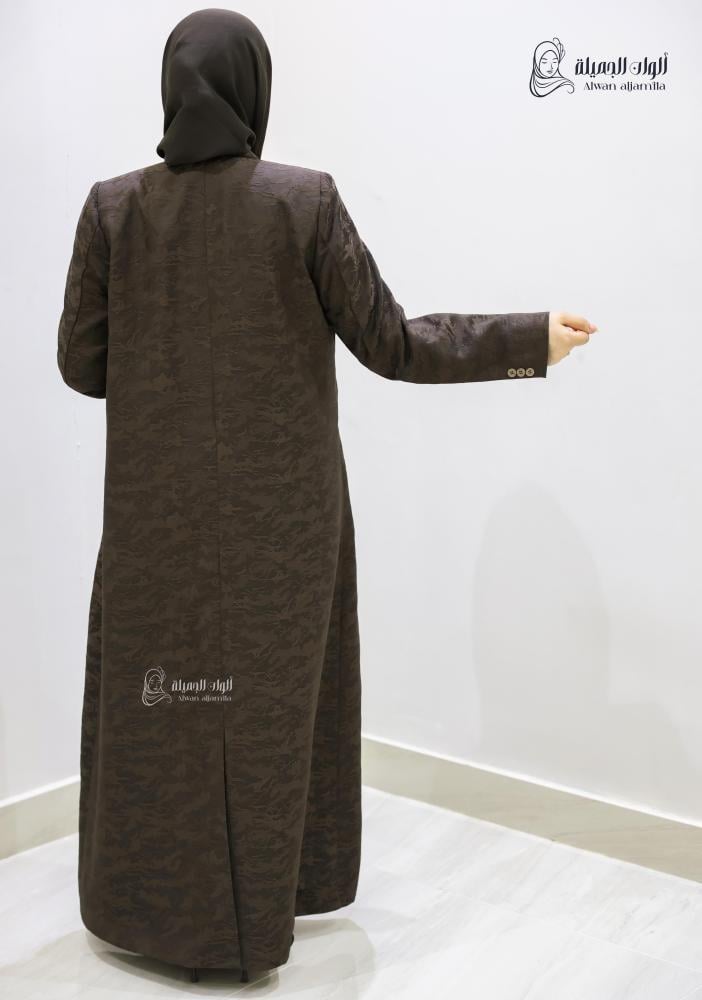 ألوان الجميلة - عباية بليزر تفتة أنيقة بتصميم عصري - الصورة 5