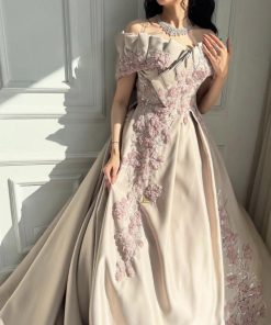 سمارا بوتيك - فستان سهرة ناعم من سمارا بوتيك-P92