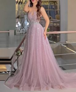 سمارا بوتيك - فستان ملكة راقي عاري الاكتاف ثلاث اللوان من سمارا بوتيك-P52
