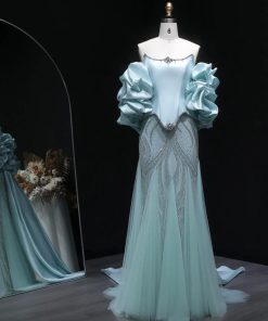 سمارا بوتيك - فستان سهرة جديد و كورسيه من سمارا بوتيك-E124